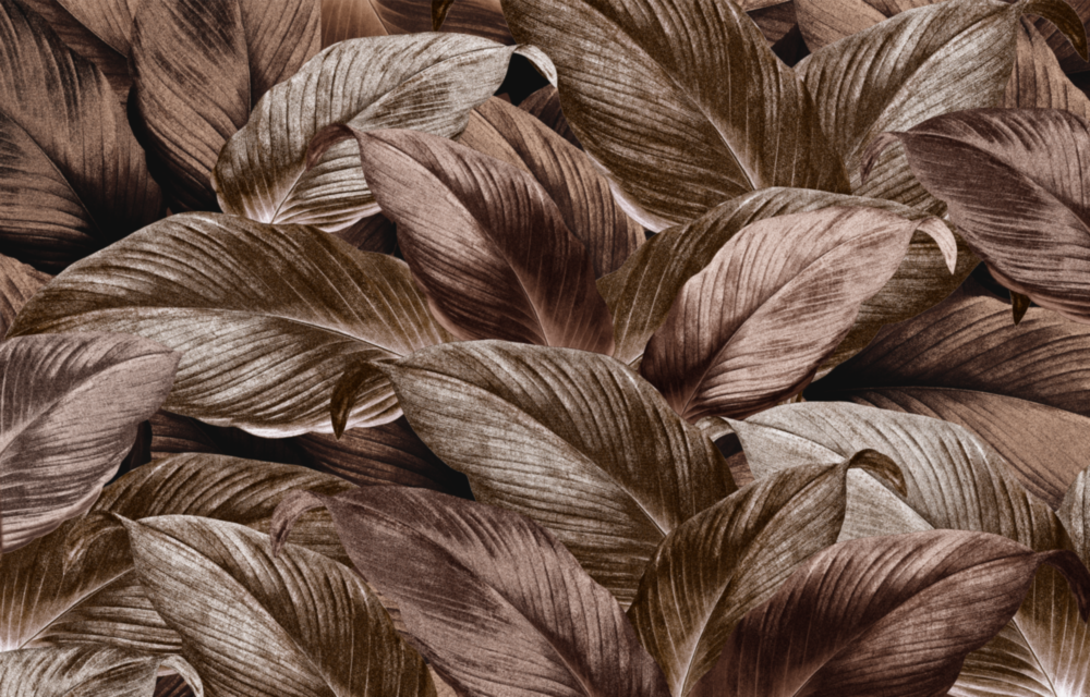 Tropical Leaf Glass Wall Art