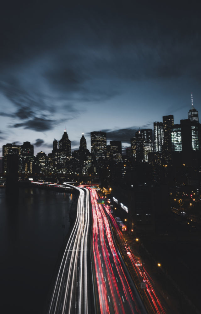 City Landscape Glass Wall Art