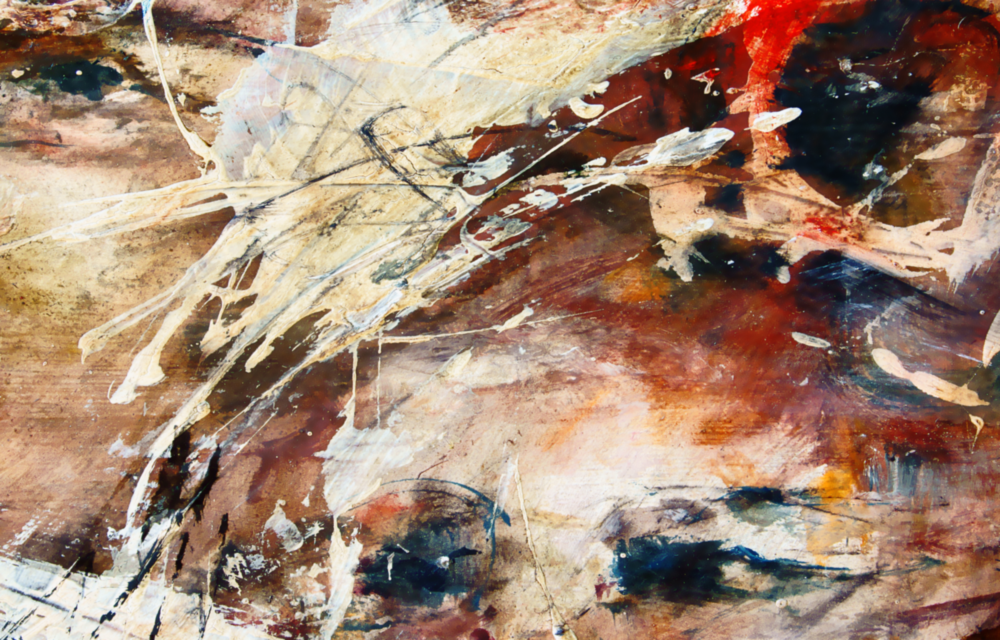 Abstract Colors Glass Wall Art