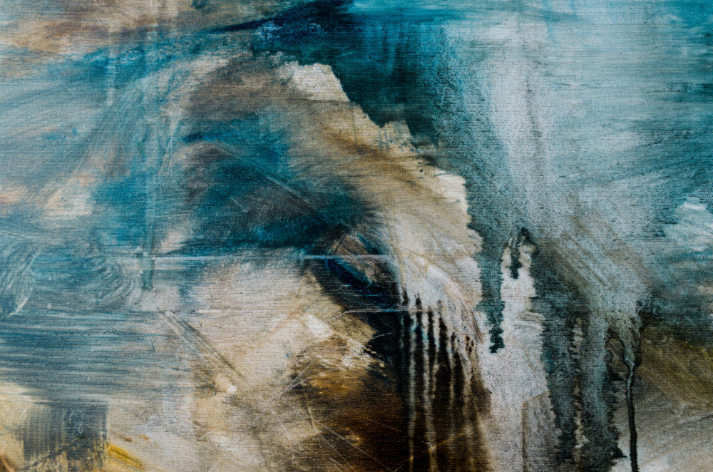 Abstract Colors Glass Wall Art