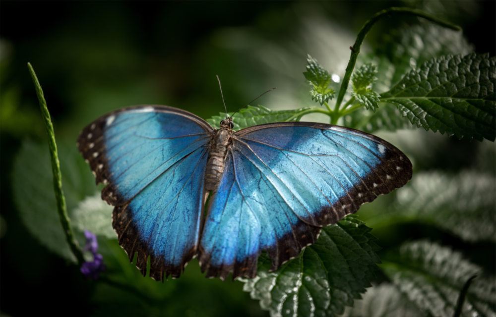 Butterfly Glass Wall Art