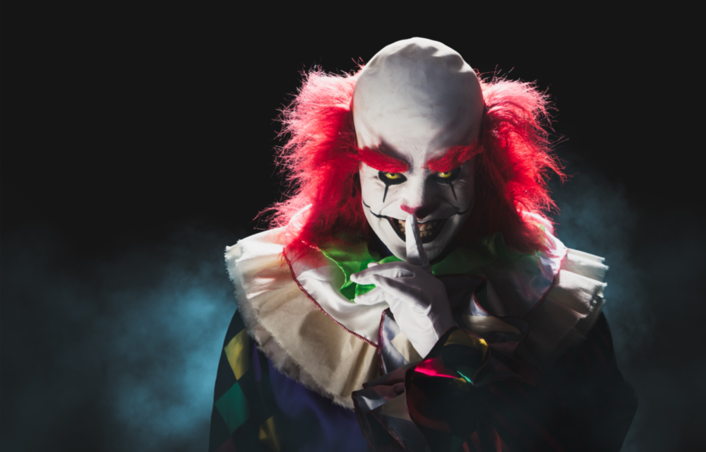 Clown Glass Wall Art