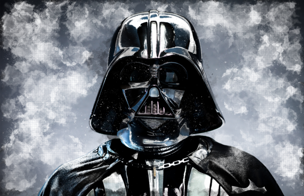 Darth Vader Glass Wall Art