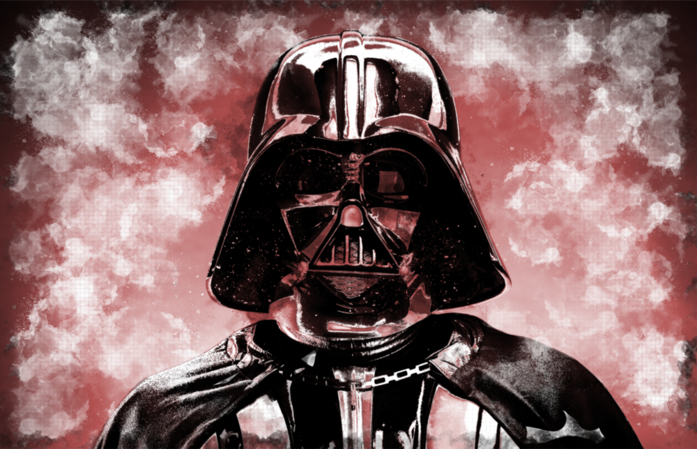 Darth Vader Glass Wall Art
