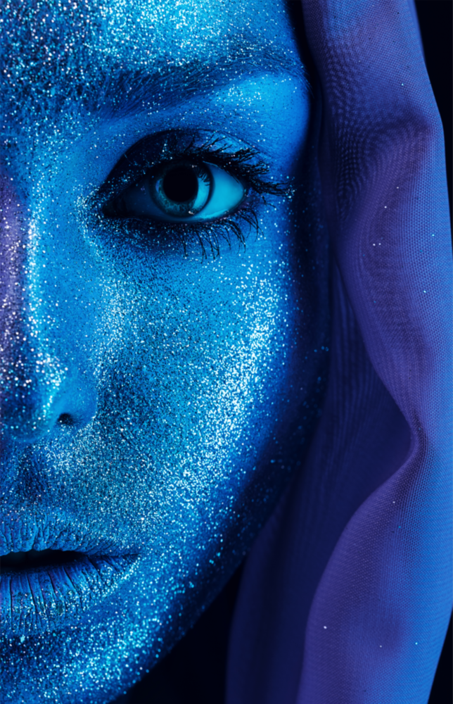 Woman Portrait Glass Wall Art