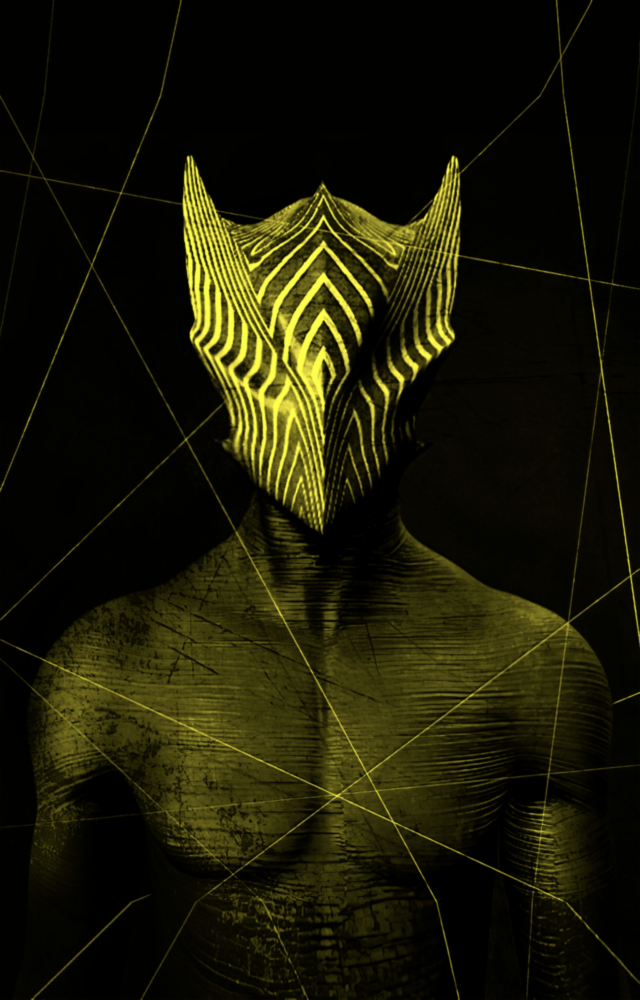 Darko Yellow Glass Wall Art