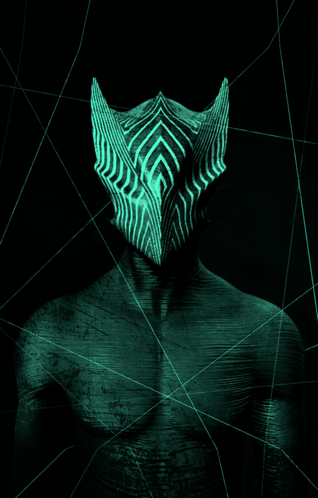 Darko Green Glass Wall Art