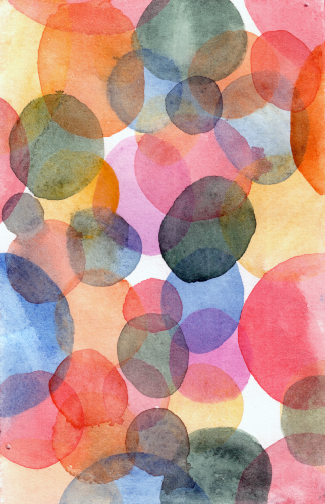 Watercolor Glass Wall Art