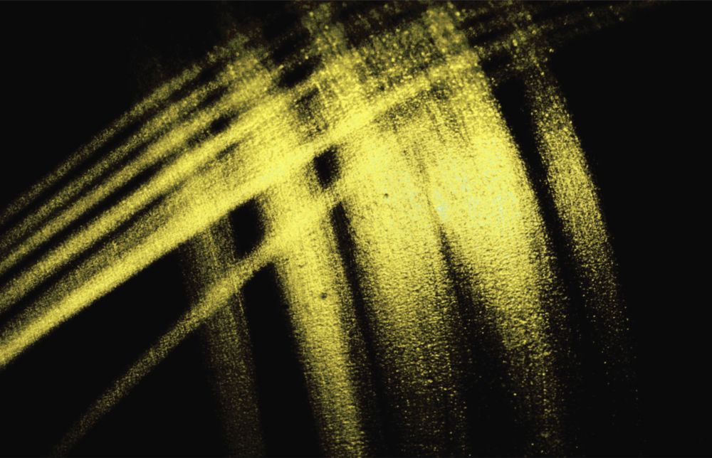 Yellow Lights Glass Wall Art