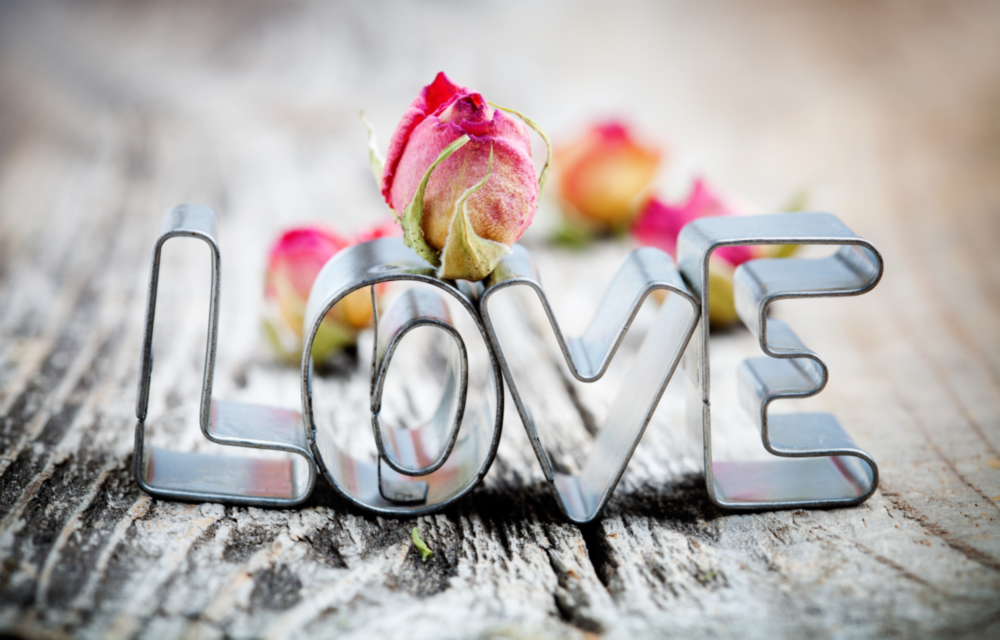 Love Glass Wall Art