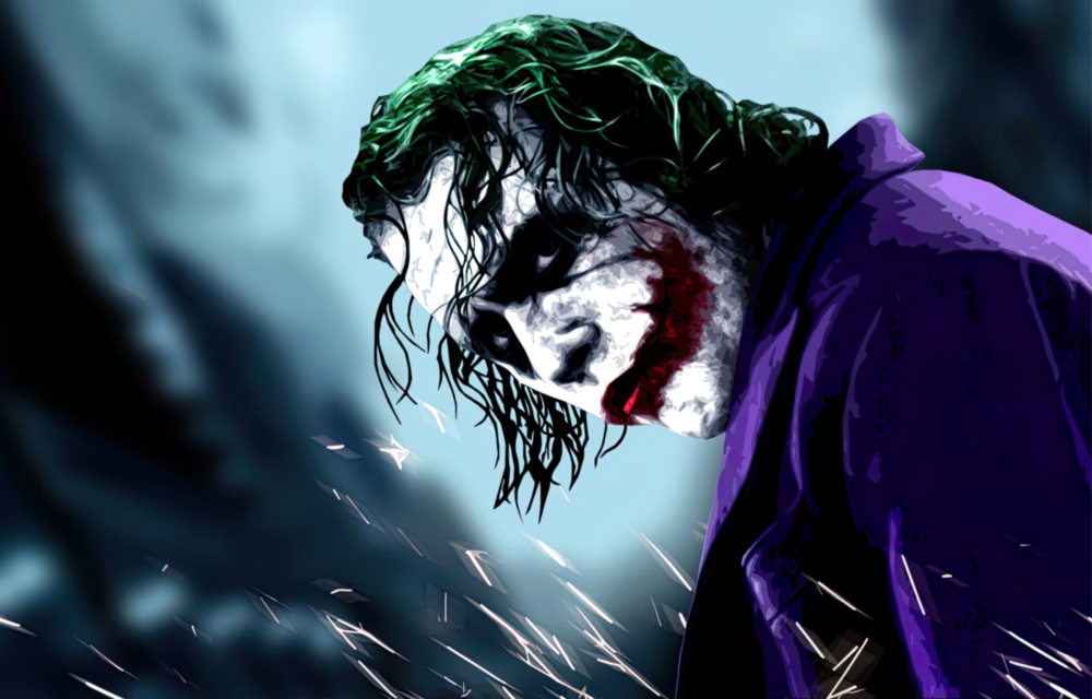 Joker Glass Wall Art
