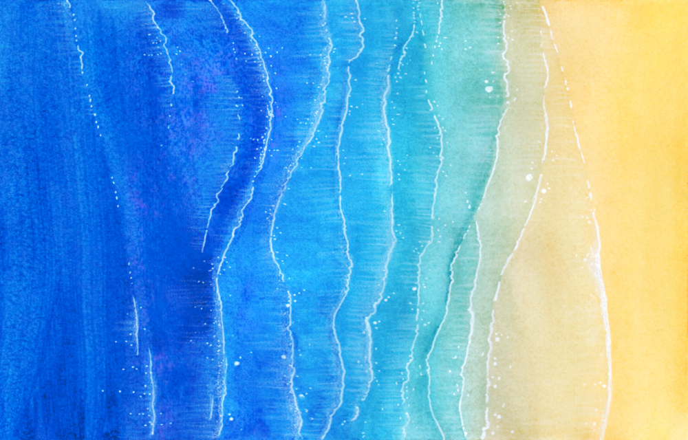 Sea Sand Glass Wall Art