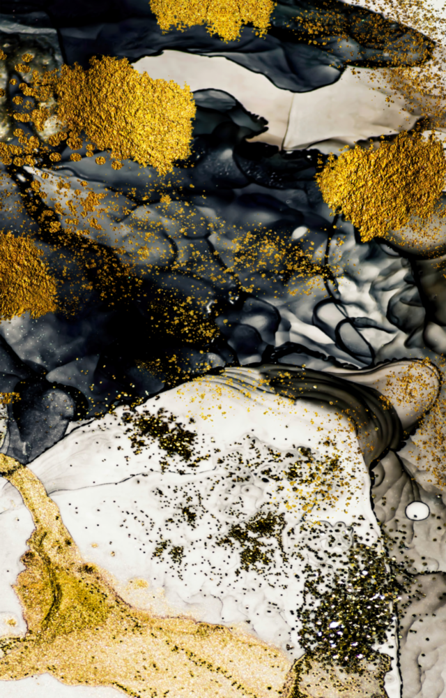 Dance of Yellow Glass Wall Art