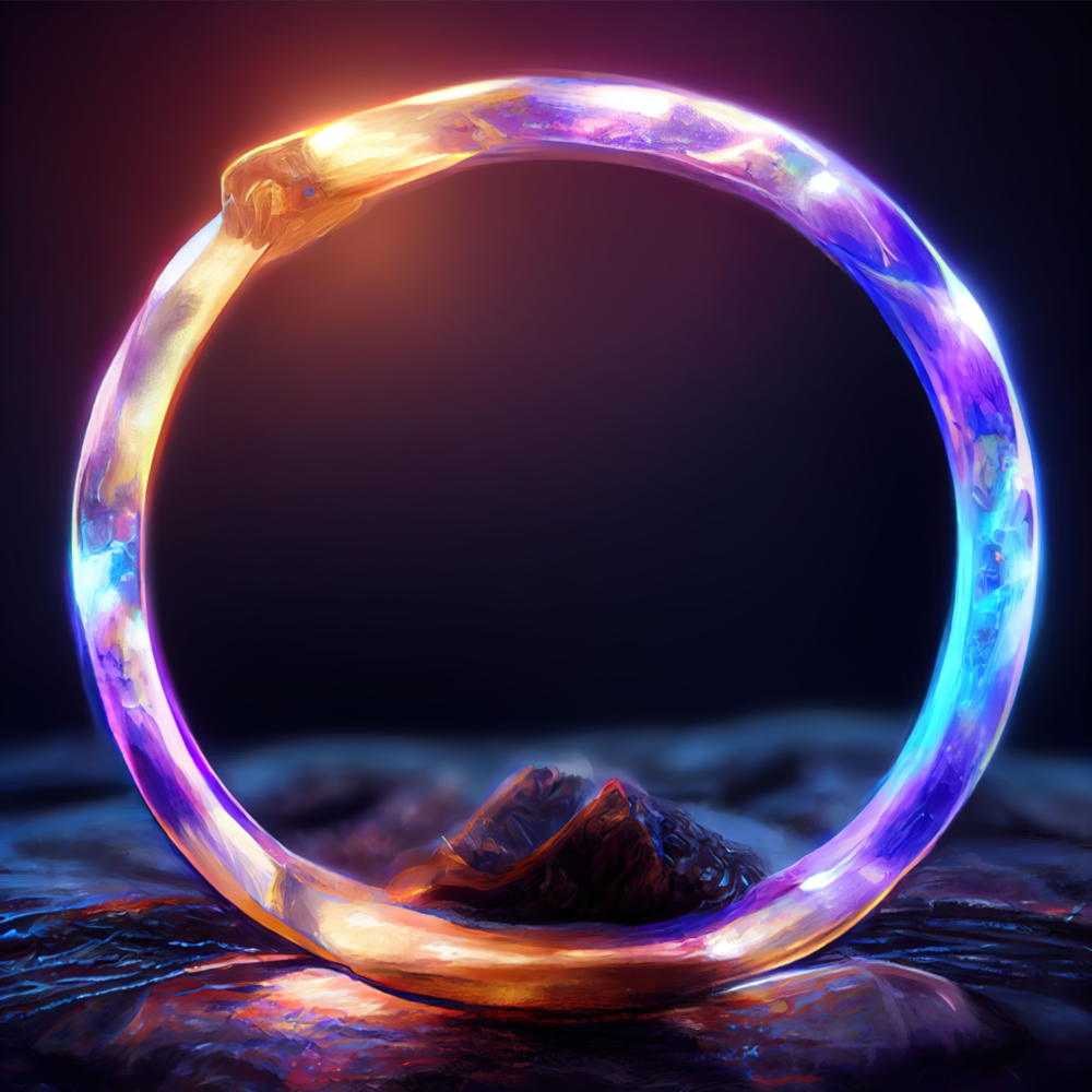 The Ring Glass Wall Art  || Designer Collection