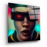 Virtual Life Glass Wall Art  || Designer Collection | Insigne Art Design