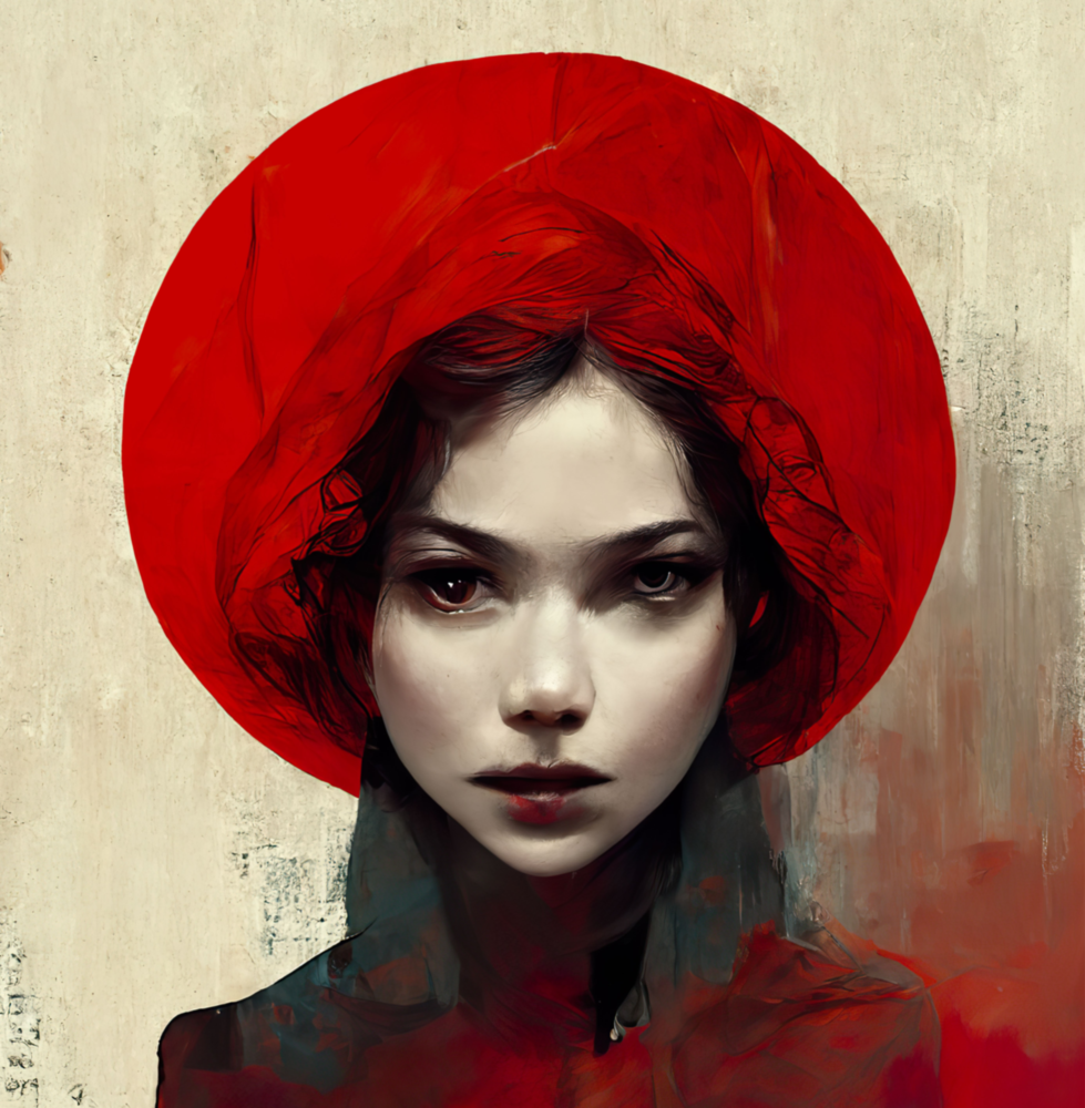 Red Hat Glass Wall Art  || Designer Collection