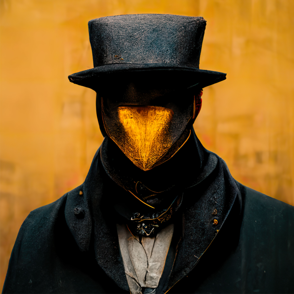 The Beak Behind the Masks Glass Wall Art  || Designer Collection