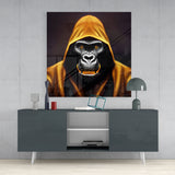 Angry Smile Glass Wall Art  || Designers Collection | Insigne Art Design