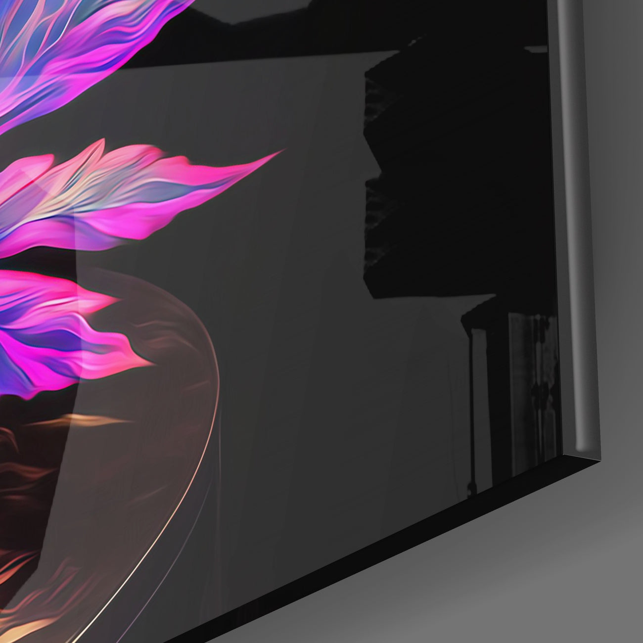 Dragon's Anger Glass Wall Art || Designers Collection | Insigne Art ...