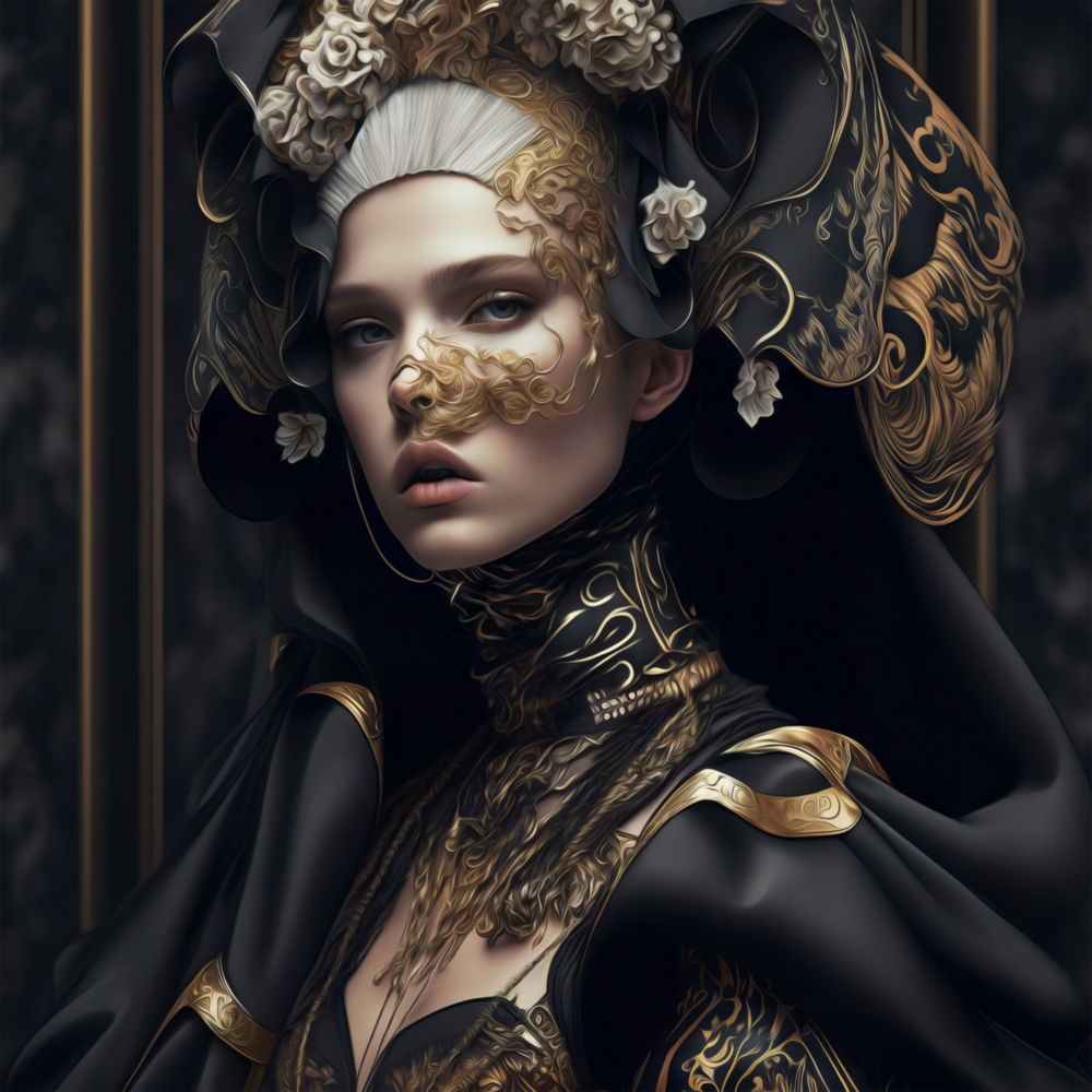 The Queen Glass Wall Art  || Designer Collection