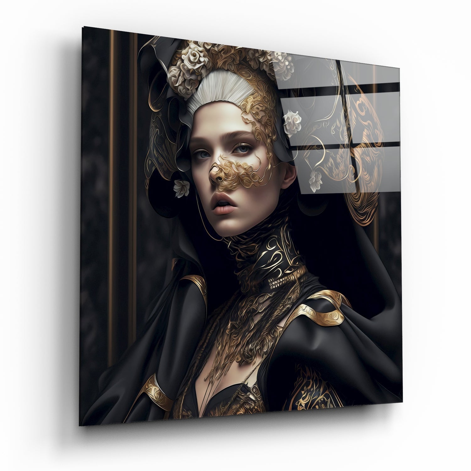 The Queen Glass Wall Art  || Designer Collection | Insigne Art Design
