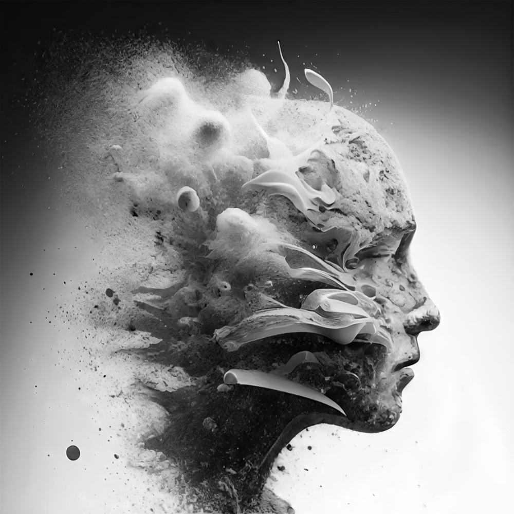 Smoked Thoughts Glass Wall Art  || Designer Collection