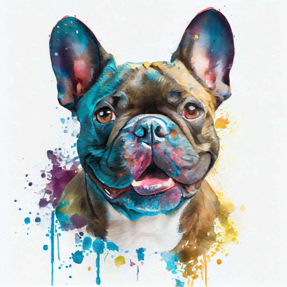 Cute Dog Glass Wall Art  || Designers Collection