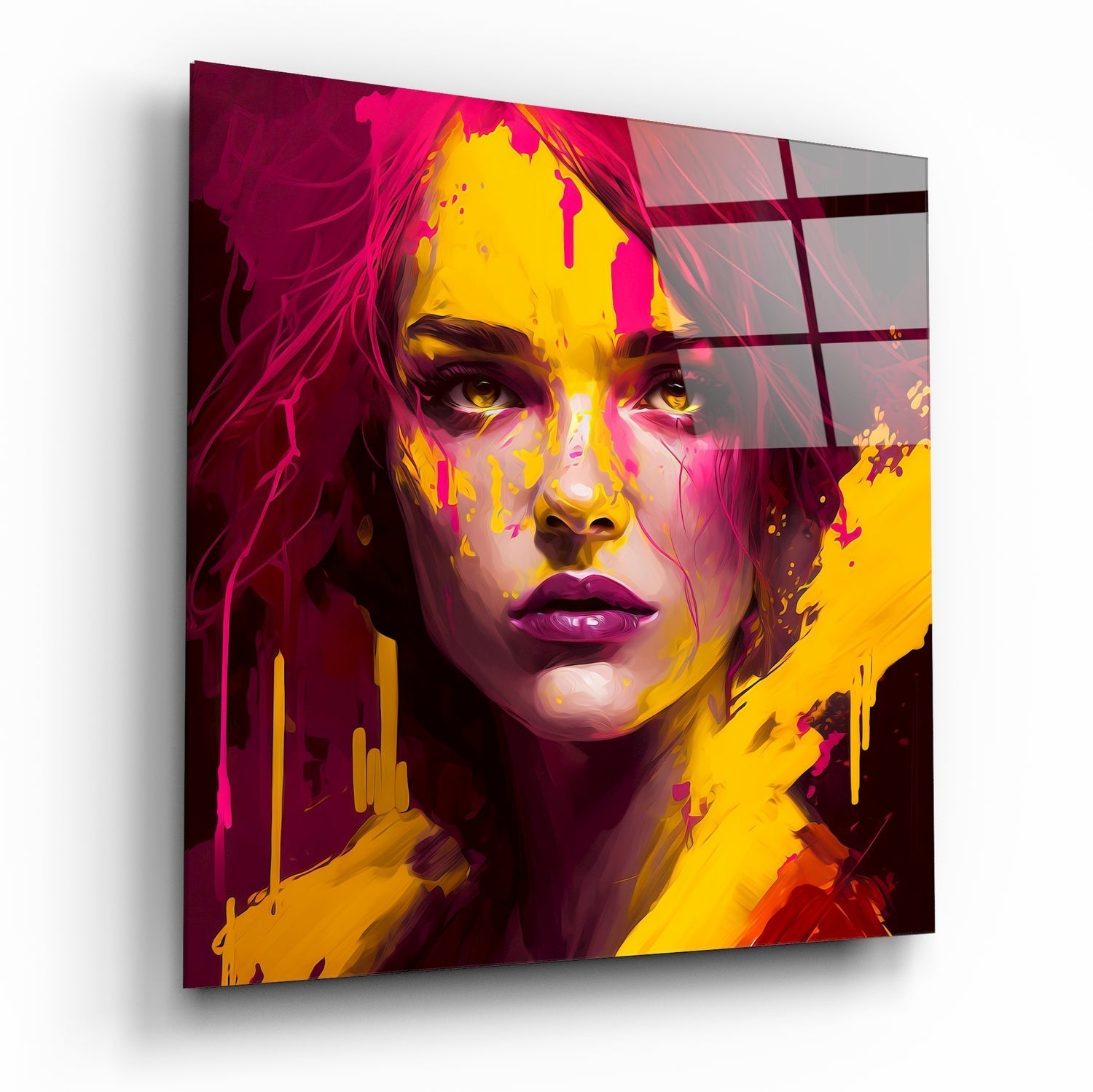She Glass Wall Art  || Designer Collection | Insigne Art Design