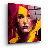 She Glass Wall Art  || Designer Collection | Insigne Art Design