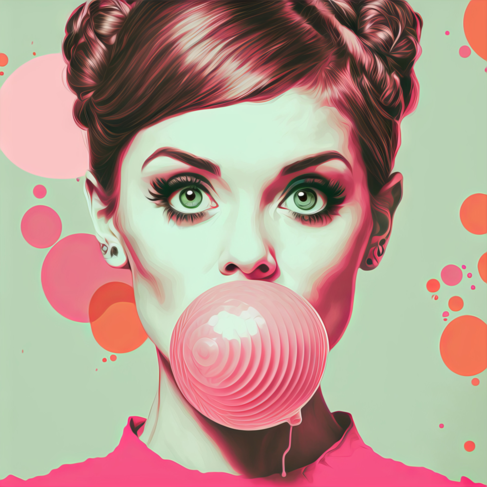 Audrey Hepburn Glass Wall Art  || Designers Collection