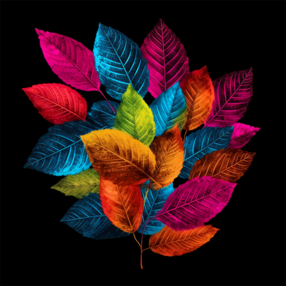 Leaves Glass Wall Art  || Designers Collection