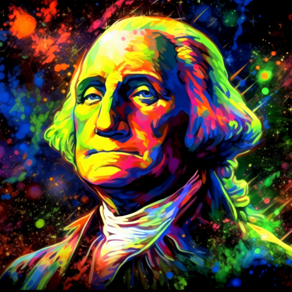 Benjamin Franklin Glass Wall Art