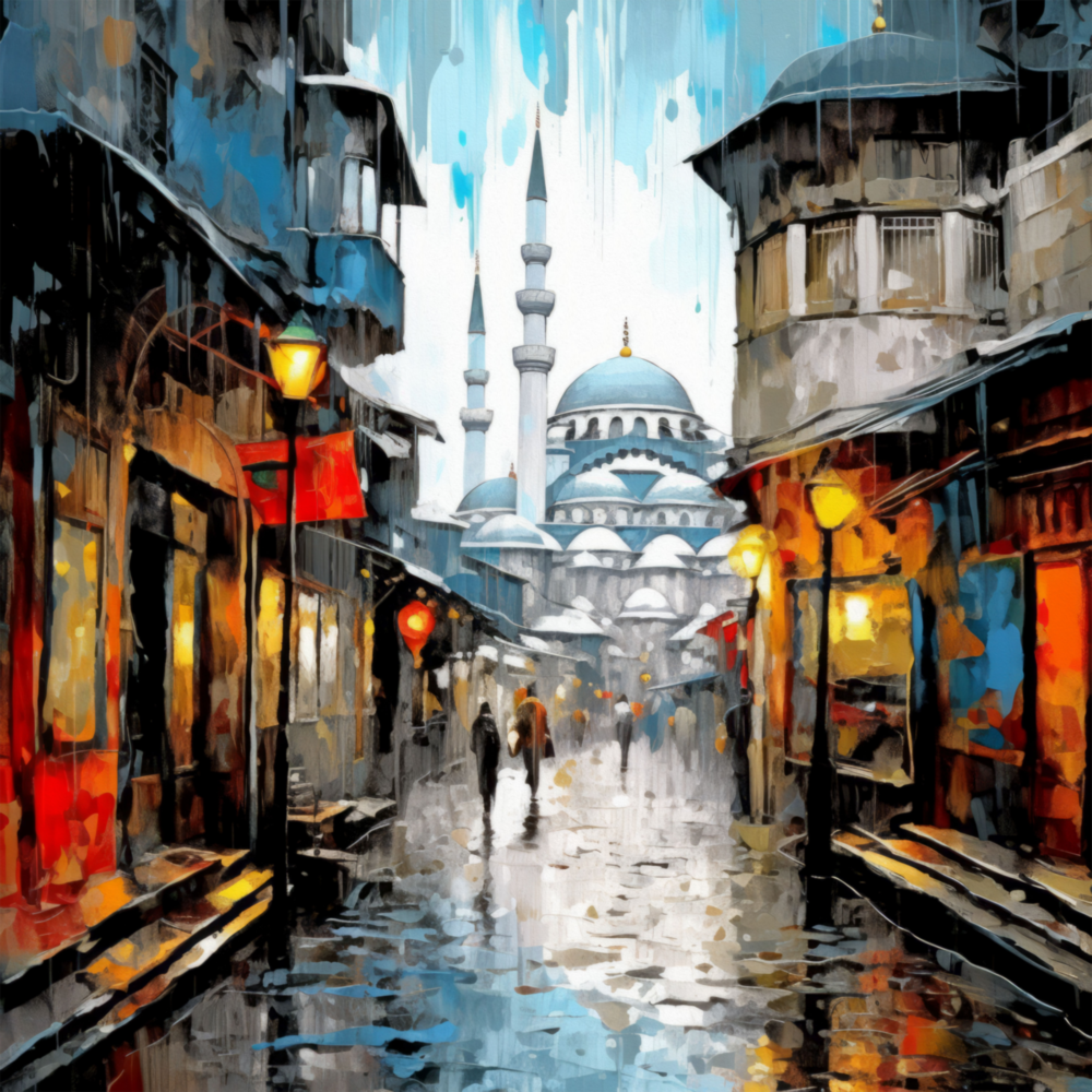 Istanbul Glass Wall Art