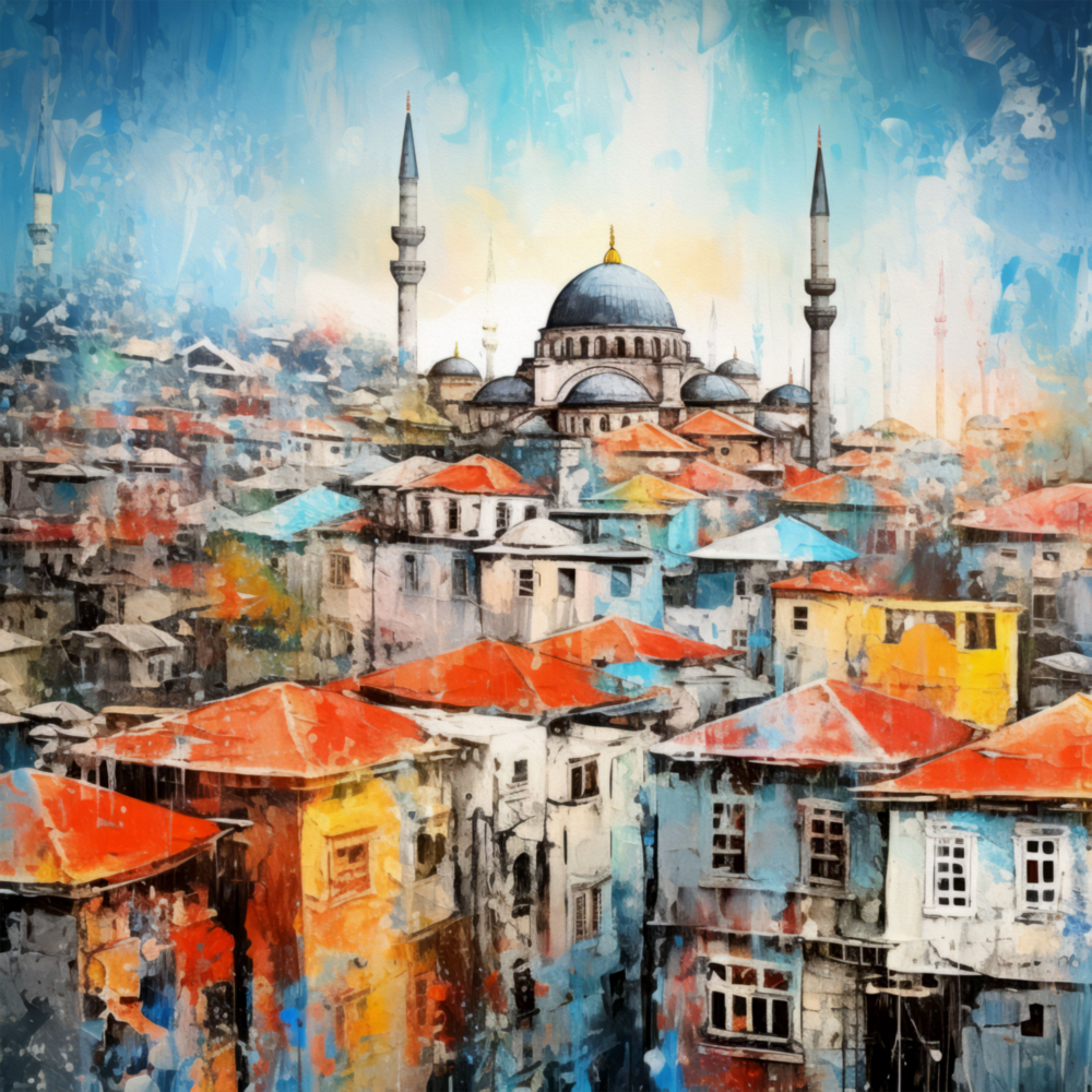 Istanbul Glass Wall Art