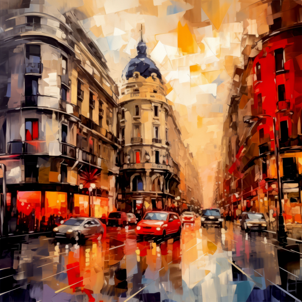 Spain Glass Wall Art