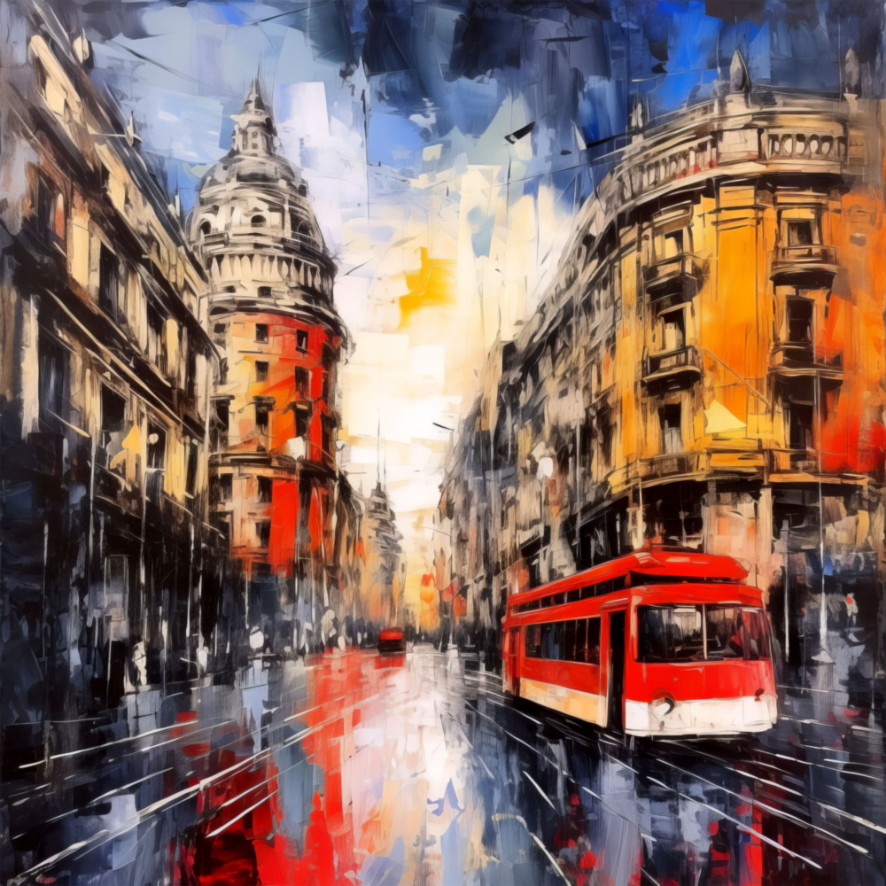 Spain Glass Wall Art