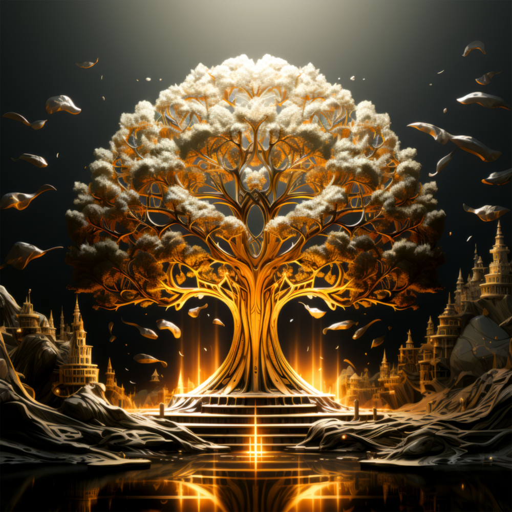 Tree of Life Glass Wall Art|| Designer's Collection