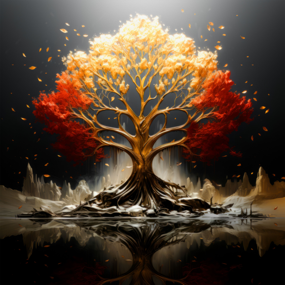 Tree of Life Glass Wall Art|| Designer's Collection