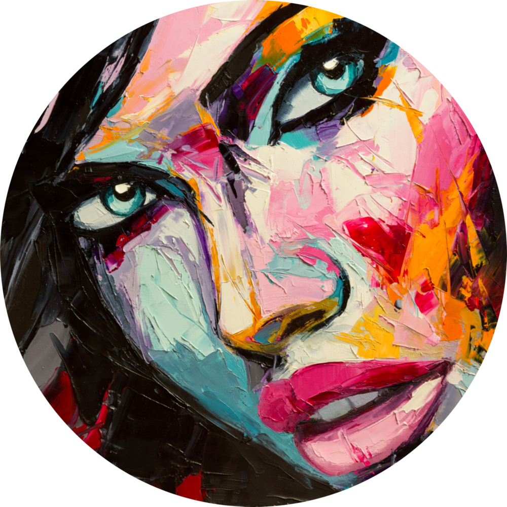 Women's Glass Wall Art