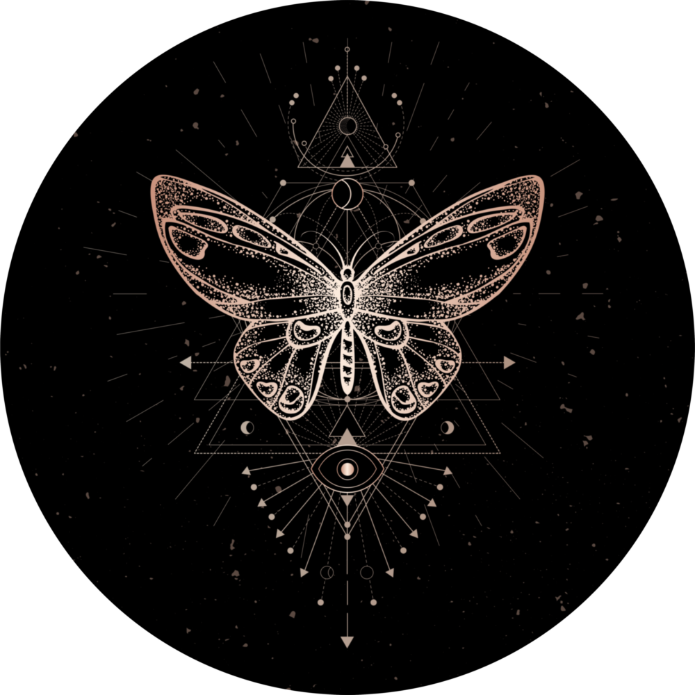 Butterfly Glass Wall Art
