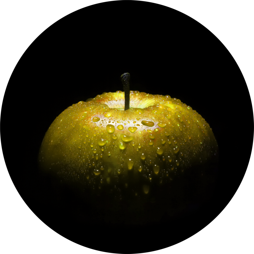 Apple Glass Wall Art