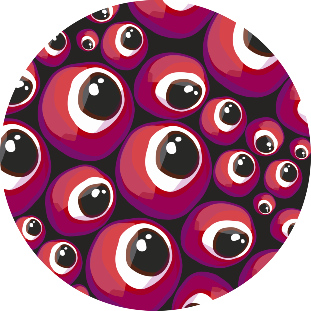 Evil Eye Bead Glass Wall Art
