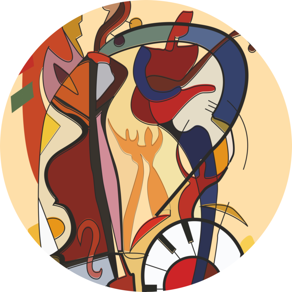 Spirit of Lines Glass Wall Art