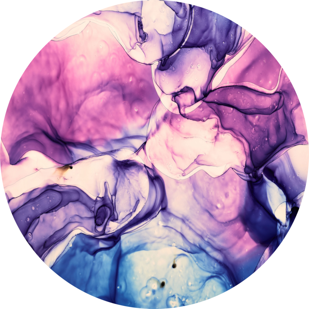Pink Marble Glass Wall Art