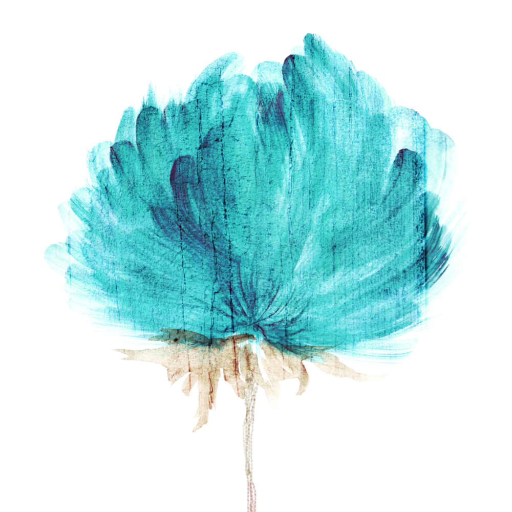 Flower Glass Wall Art