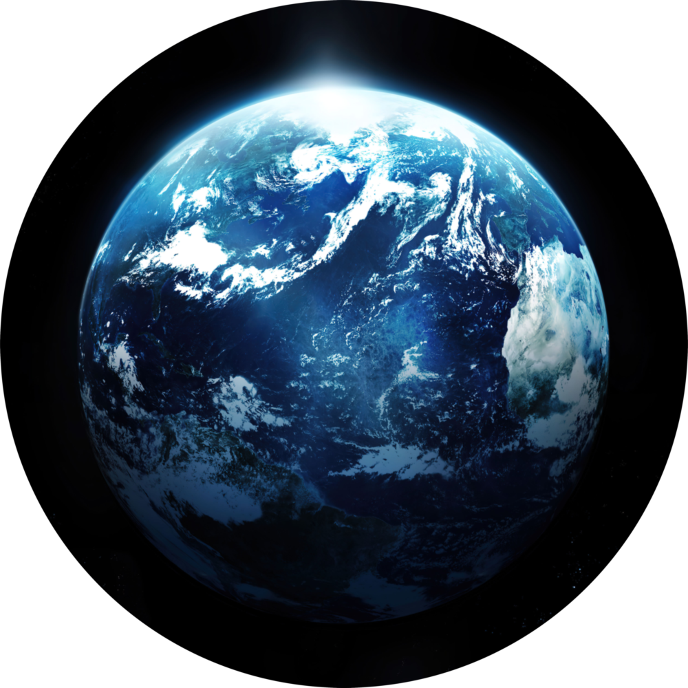 World Glass Wall Art
