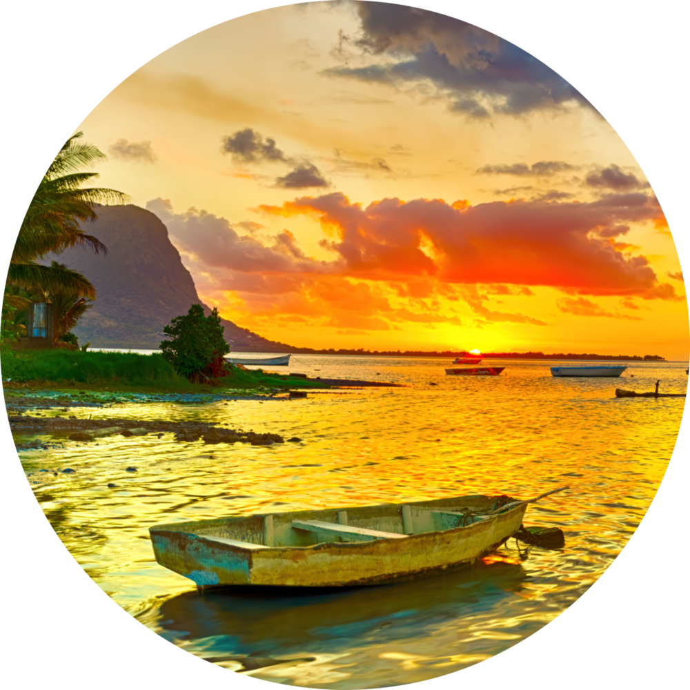 Lonely Kayak Glass Wall Art
