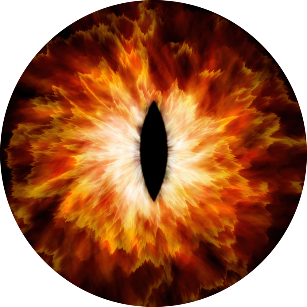 Fire Eye Glass Wall Art
