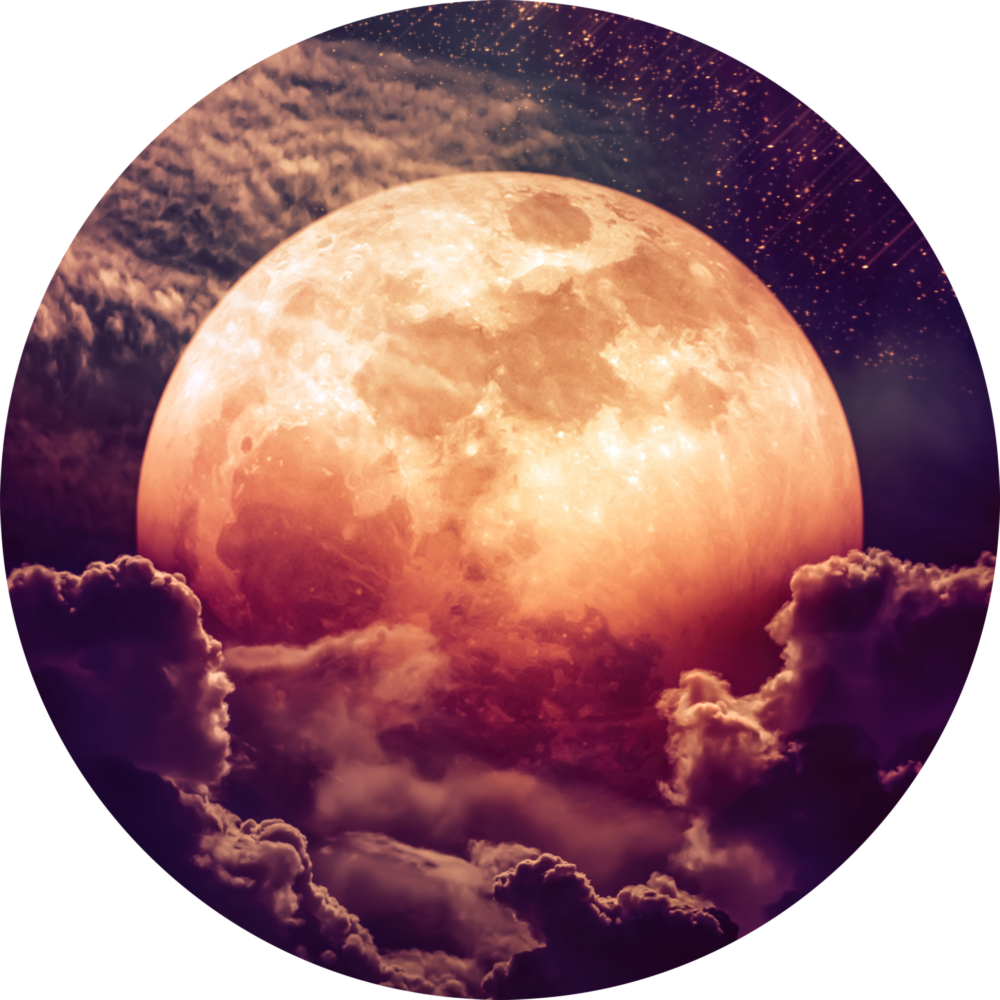 Moon Glass Wall Art
