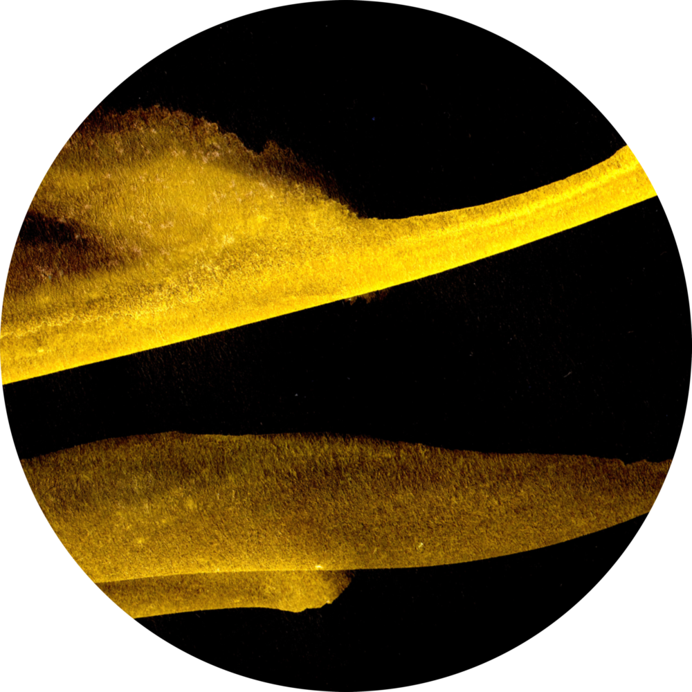 Yellow Abstract Glass Wall Art